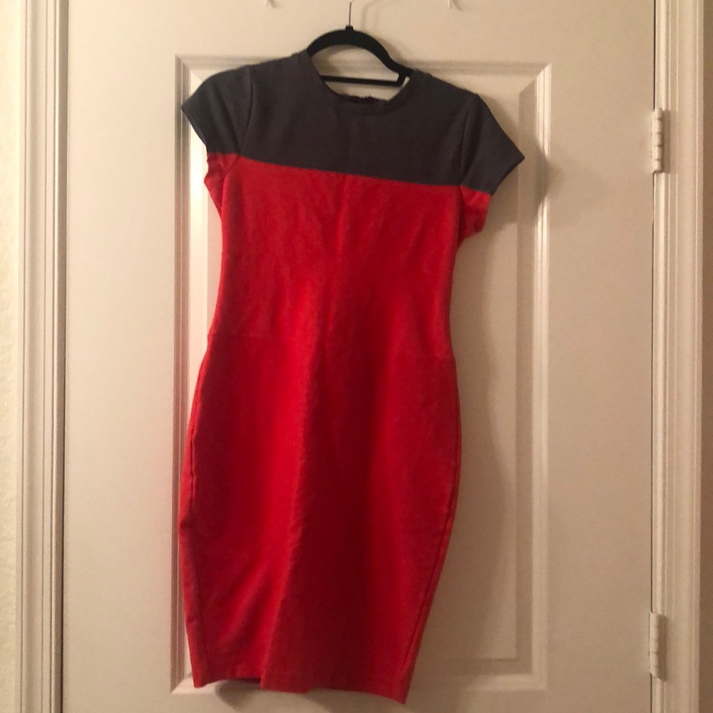 Orange dress